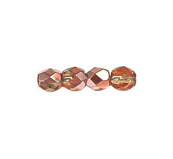 Ohňovky - 3mm - Copper Topaz - 30 kusov