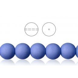 Voskové perly - Matná modrá chrpa