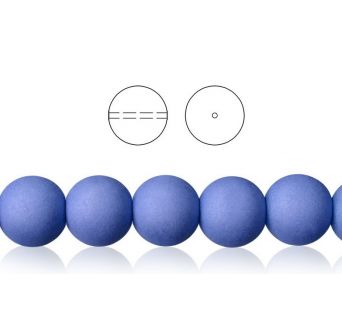 Voskové perly - Matná modrá chrpa