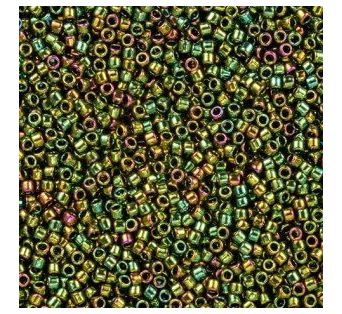 Toho - 15/0 - Higher-Metallic Iris Olivine 5g