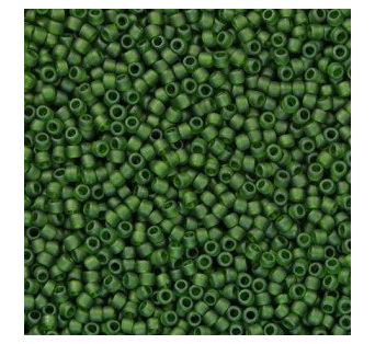 Toho - 15/0 -Transparent-Frosted Olivine 5g