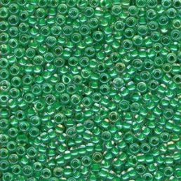 Toho - 11/0 - Inside-Color Crystal/Shamrock Lined