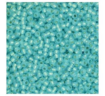 Toho - 11/0 - Silver-Lined Milky Aqua 5g