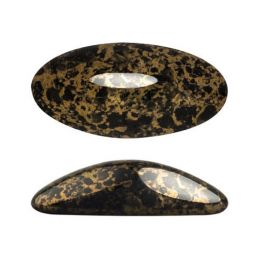 Kabošon - Athos® par Puca® 20x10x6mm - 23980/15496 (JET BRONZE)