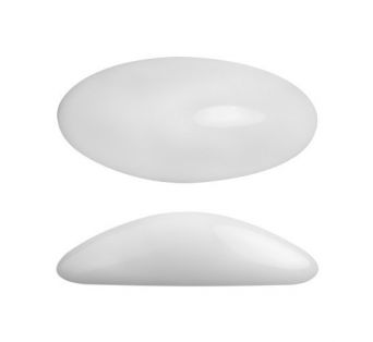 Kabošon - Athos® par Puca® 20x10x6mm - 03000 (OPAQUE WHITE)