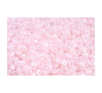 Superduo - OPAL PINK WHITE LUSTER - 10 g