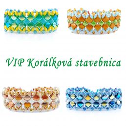 VIP Korálková stavebnica - Šitého náramku Leonina